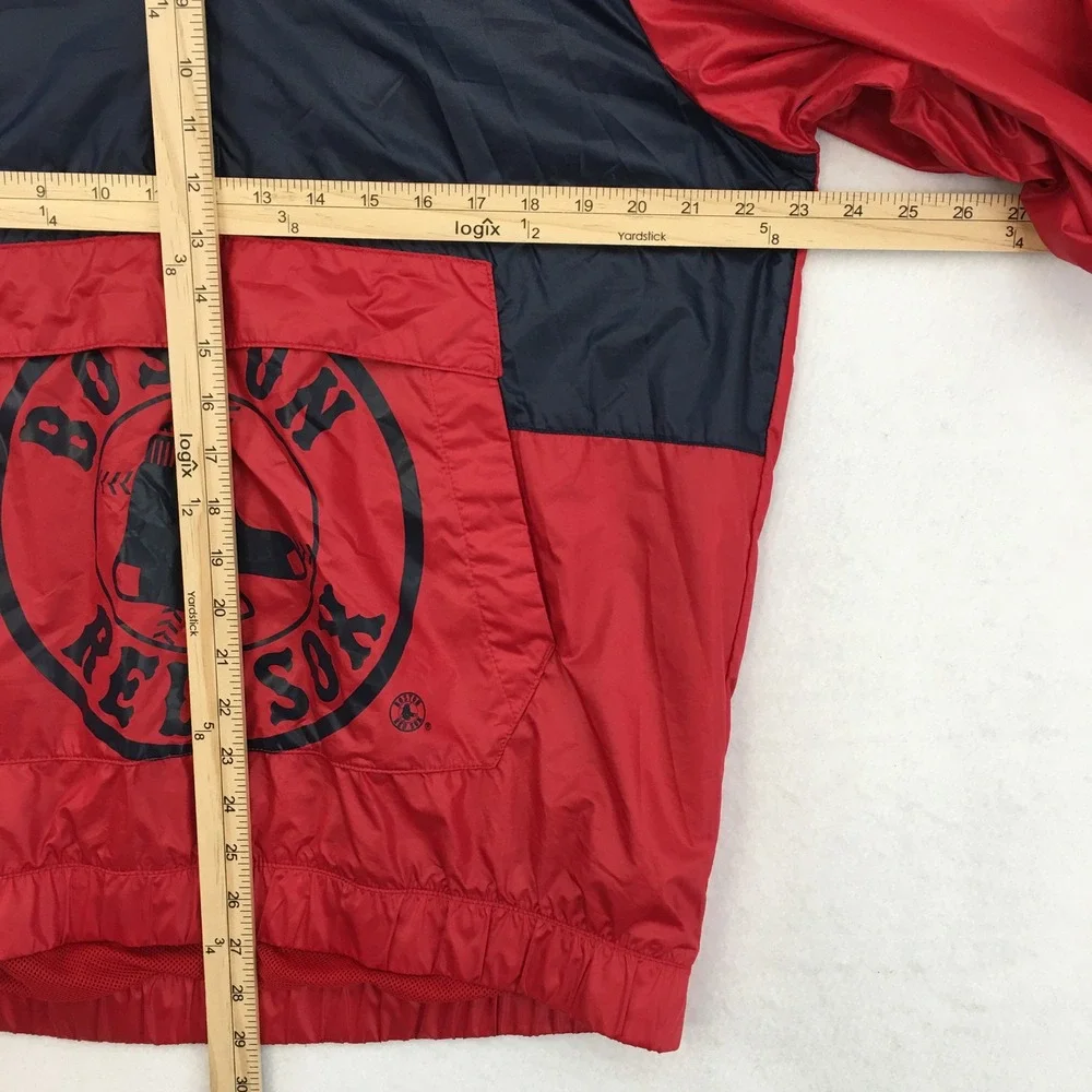Nike Boston Red Sox MLB Pullover Windbreaker Anorak Jacket Half Zip Mens‎ M
